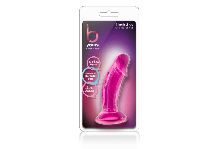 Blush Sweet N' Small Dildo With Suction Cup Pink 11.5cm