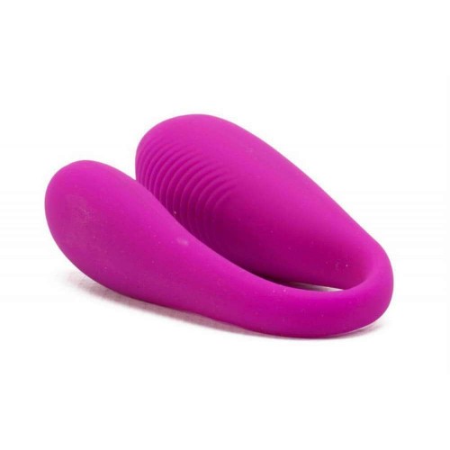 Pretty Love - Aldrich Silicone Couples Vibrator Purple