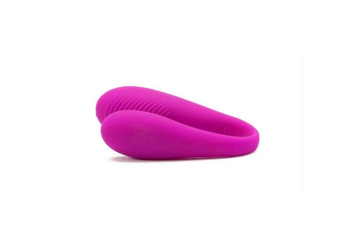 Pretty Love - Aldrich Silicone Couples Vibrator Purple