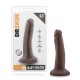 Dr. Skin Cock With Suction Cup Chocolate 13.9cm