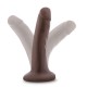 Σοκολατί Μικρό Ρεαλιστικό Πέος - Dr. Skin Cock With Suction Cup Chocolate 13.9cm