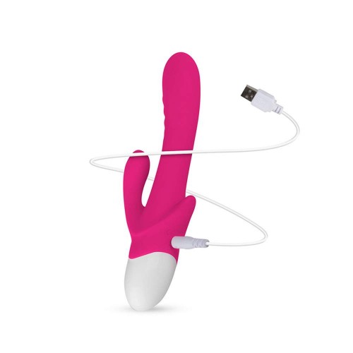 Ροζ Επαναφορτιζόμενος Δονητής Rabbit - Easytoys Stellar Vibe Rabbit Vibrator Pink 19cm