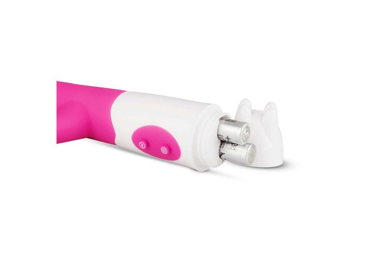 Ροζ Δονητής Rabbit Για Σημείο G - Easytoys Petite Piper Rabbit Vibrator Pink 18cm