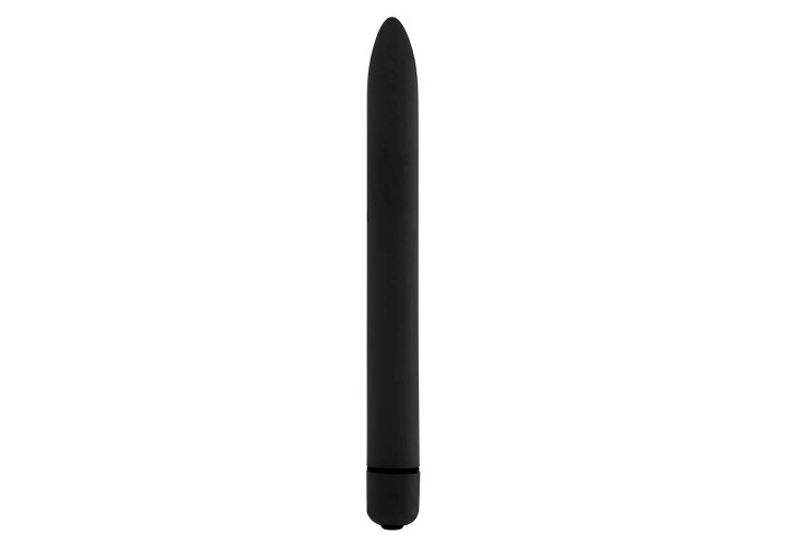 Μαύρος Κλασικός Δονητής - GC Slim Vibrator Black 16.5cm