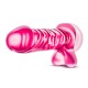 Ροζ Ομοίωμα Πέους Με Βεντούζα - Basic 8 Dildo With Balls Pink 23cm