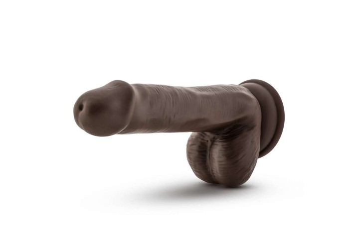 Ρεαλιστικό Ομοίωμα Πέους Με Βεντούζα - Blush Loverboy Top Gun Tommy Realistic Cock Chocolate 15.2cm