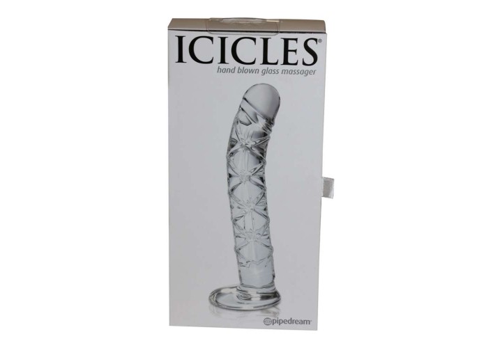 Γυάλινο Ρεαλιστικό Ομοίωμα - Icicles No.60 Glass Dildo 16cm