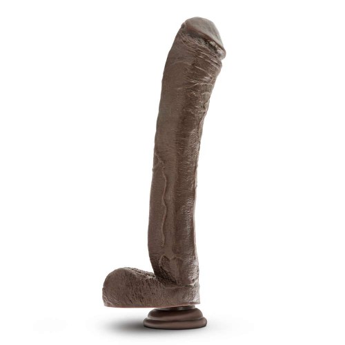 Μεγάλο Ομοίωμα Πέους Με Βεντούζα - Blush Dr. Skin Mr. Ed Dildo Chocolate 33cm