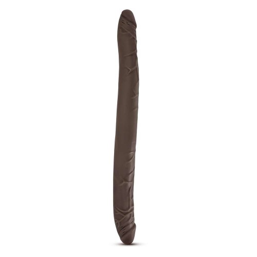 Σοκολατί Διπλό Ομοίωμα Πέους - Dr. Skin Double Dildo Chocolate 40.6cm