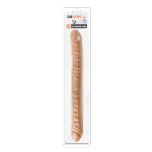 Διπλό Ρεαλιστικό Ομοίωμα Πέους - Blush Dr. Skin Double Dildo Mocha 45.7cm