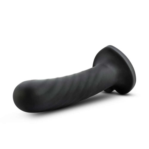 Μαύρο Μη Ρεαλιστικό Ομοίωμα Σιλικόνης - Blush Temptasia Twist Large Dildo Black 17cm