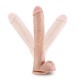 Μεγάλο Ομοίωμα Πέους Με Όρχεις - Blush Au Naturel Daddy Sensa Feel Dildo Flesh 35.5cm