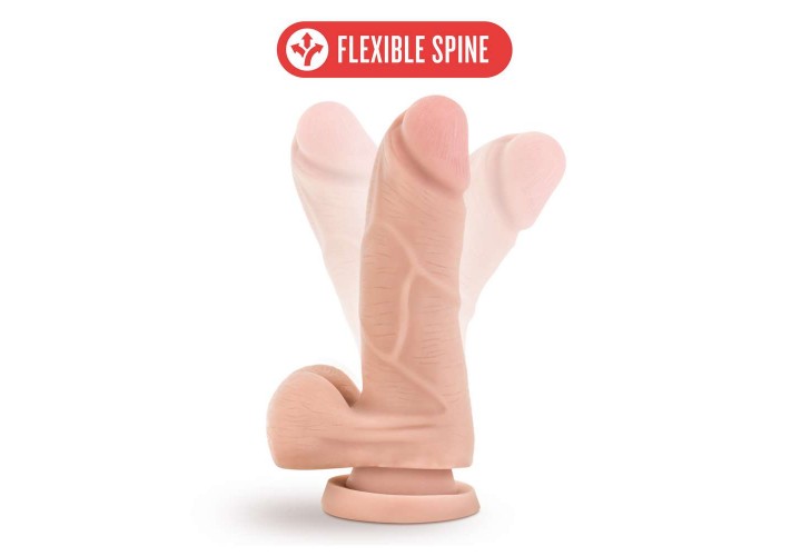 Ρεαλιστικό Ομοίωμα Πέους Με Όρχεις - X5 Plus Cock With Suction Cup Flesh 15cm