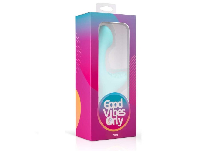 Τιρκουάζ Rabbit Δονητής Σημείου G - Good Vibes Only Yuki G Spot Vibrator 19cm