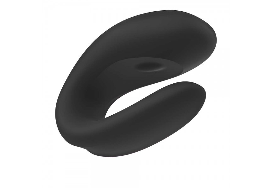 Δονητής Ζευγαριών Με Εφαρμογή Κινητού - Satisfyer Double Joy Partner Vibrator Black