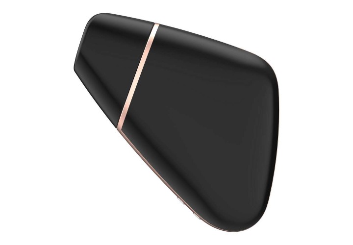 Μαύρος Αναρροφητής Κλειτορíδας Με Εφαρμογή Κινητού - Satisfyer Love Triangle Air Pulse Stimulator & Vibration Black