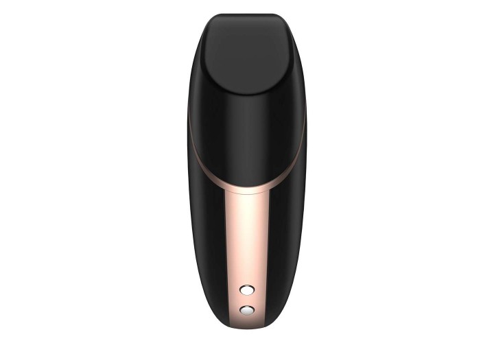Μαύρος Αναρροφητής Κλειτορíδας Με Εφαρμογή Κινητού - Satisfyer Love Triangle Air Pulse Stimulator & Vibration Black