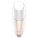 Λευκός Αναρροφητής Κλειτορíδας Με Εφαρμογή Κινητού - Satisfyer Love Triangle Air Pulse Stimulator & Vibration White