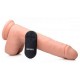 Vibrating & Thrusting XL Dildo With Suction Cup And Balls 24cm