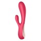 Δονητής Rabbit Σιλικόνης Με Εφαρμογή Κινητού - Satisfyer Monoflex Rabbit Vibrator With App Red 20cm