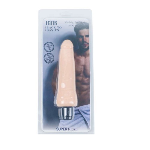 Btb Realistic Vibrator Evander Flesh 20cm