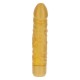 Χρυσός Ρεαλιστικός Δονητής Σιλικόνης - ToyJoy Get Real Gold Dicker Original Vibrator 20cm