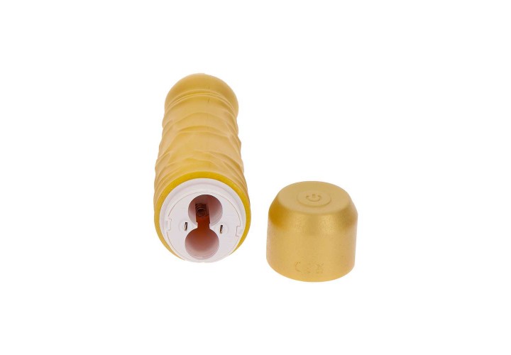 ToyJoy Get Real Gold Dicker Original Vibrator 20cm