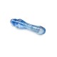 Μπλε Δονητής Jelly - Blush Naturally Yours Calypso Blue 17cm