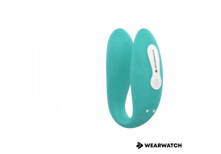 Wearwatch Dual Pleasure Wireless Techology Watchme Aquamarine Coral