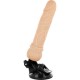 Basecock Realistic Vibrator Remote Control Flesh 19.5cm