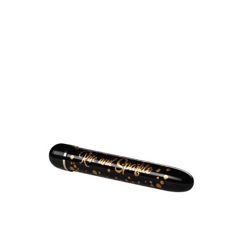 Μαύρος Κλασικός Δονητής - The Collection Rise And Sparkle Black 17.7cm