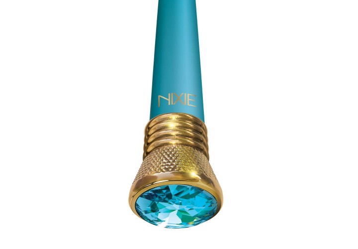 Κλασικός Δονητής Με Κόσμημα 10 Ταχυτήτων - Nixie Jewel Satin Classic Vibe Aquamarine 18cm