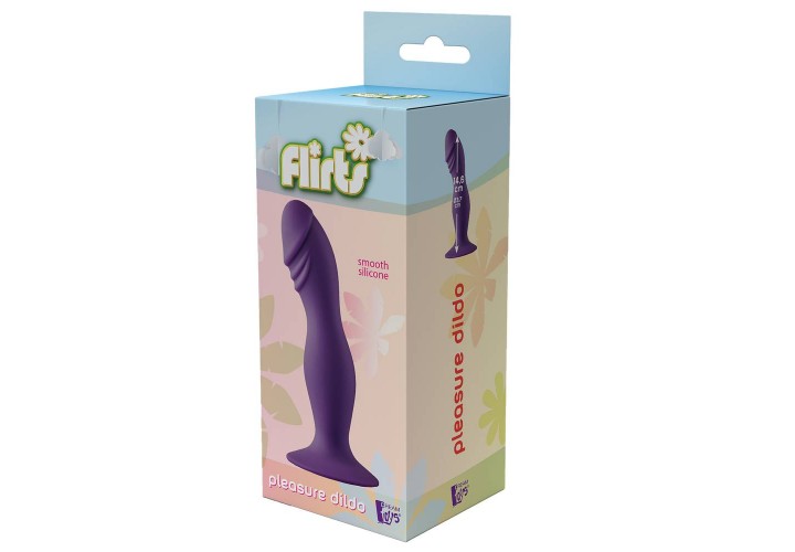Ρεαλιστικό Ομοίωμα Σιλικόνης - Dream Toys Flirts Pleasure Dildo Purple 14.6cm