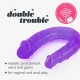 Crushious Double Trouble Double Head Dildo Purple 27cm