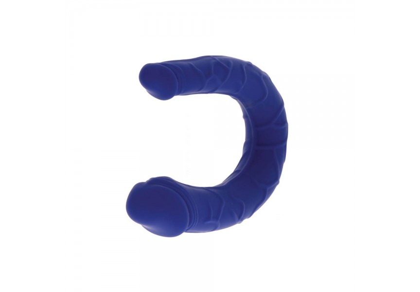 Μπλε Διπλό Ομοίωμα Πέους - Realistic Mini Double Dong Blue 30cm