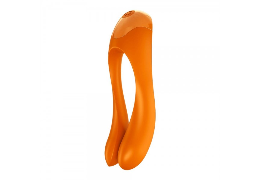 Δονητής Σιλικόνης Πολλαπλών Εφαρμογών - Satisfyer Candy Cane Orange 12cm