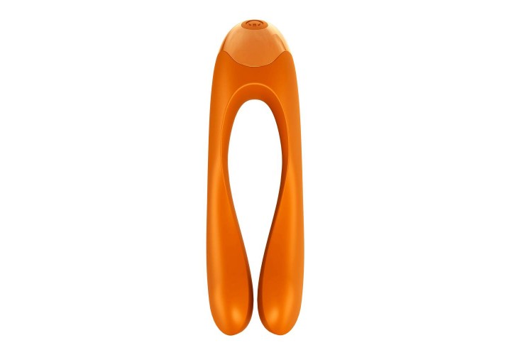 Δονητής Σιλικόνης Πολλαπλών Εφαρμογών - Satisfyer Candy Cane Orange 12cm