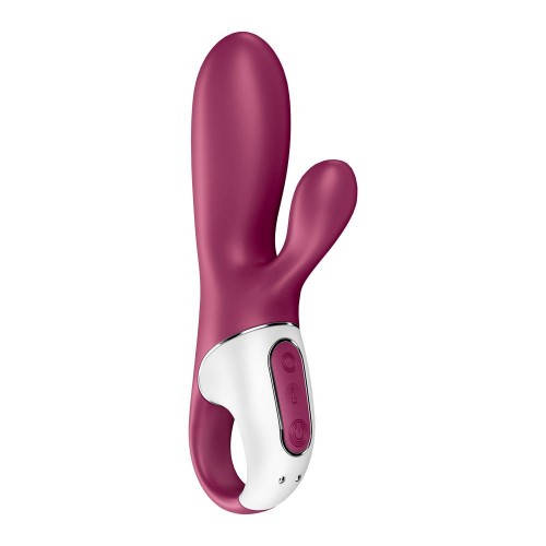 Θερμαινόμενος Δονητής Rabbit Με Εφαρμογή Κινητού - Satisfyer Hot Bunny Violet Connect App 17cm