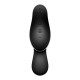 Μαύρος Δονητής Σιλικόνης Με Παλμικό Αναρροφητή - Satisfyer Curvy Trinity 2 Air Pulse Vibrator Black 16.8cm