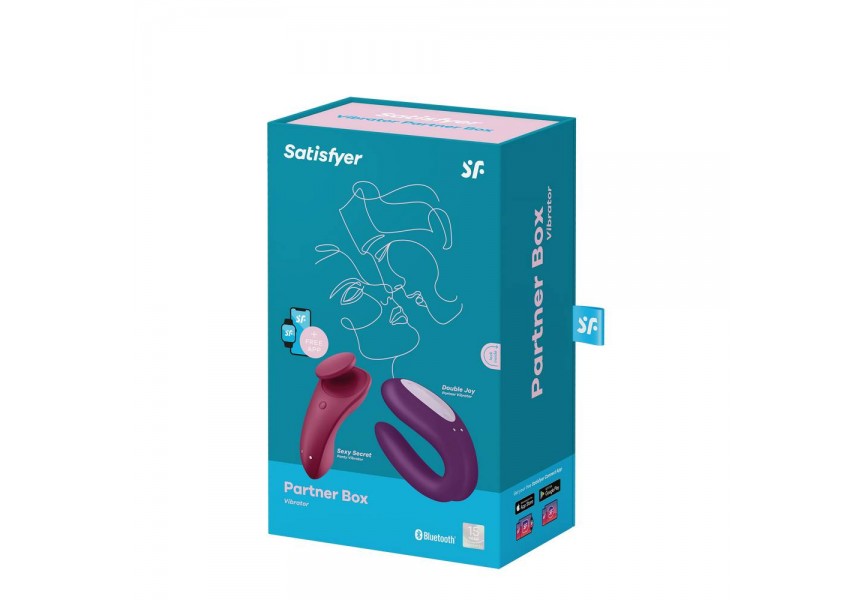 Σετ Δονητών Με Εφαρμογή Κινητού - Satisfyer Partner Box 1