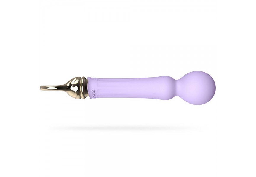 Θερμαινόμενη Συσκευή Μασάζ 8 Ταχυτήτων - Zalo Confidence Heating Wand Massager Fantasy Violet