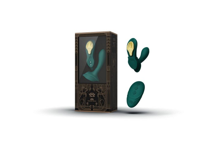 Ασύρματος Δονητής Εσωρούχου 8 Ταχυτήτων Κολπικός & Κλειτοριδικός - Zalo Aya Wearable Massager Turquoise Green