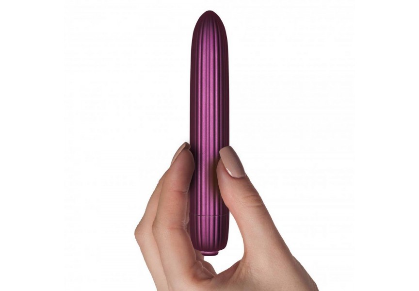 Δονητής 10 Ταχυτήτων Με Ραβδώσεις - Hera Bullet Vibrator 13cm