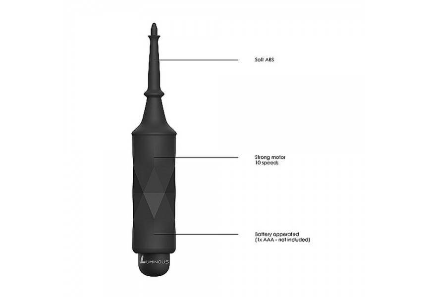 Μαύρος Δονητής Ακριβείας 10 Ταχυτήτων - Circe ABS Bullet With Silicone Sleeve 10 Speeds Black