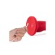 Κόκκινος Δονητής Σιλικόνης Με Βεντούζα 10 Ταχυτήτων - Impressions Las Vegas Crimson 20.9cm