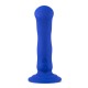 Μπλε Δονητής Σιλικόνης Με Βεντούζα 10 Ταχυτήτων - Impressions Santorini Blue 17cm