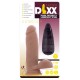 Ρεαλιστικός Δονητής Με Βεντούζα & Όρχεις - Dream Toys Mr Dixx Bad Boy Dual Density Vibrating Dildo 16.5cm