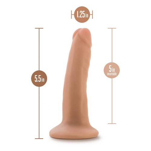 Dr Skin Plus Posable Dildo Vanilla 13.9cm