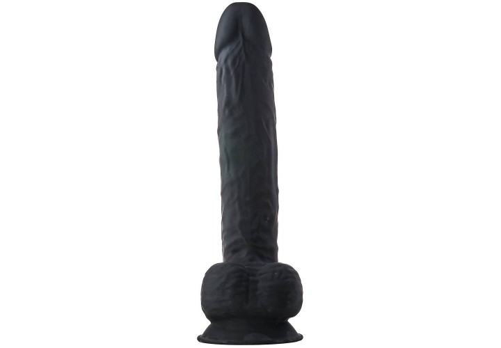 Μεγάλο Θερμοελαστικό Ρεαλιστικό Ομοίωμα Πέους - Dream Toys Real Love Dual Density XXL Dildo Black 38cm