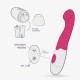 Crushious Trollie Vibrator Pink With Waterbased Lubricant 17.2cm